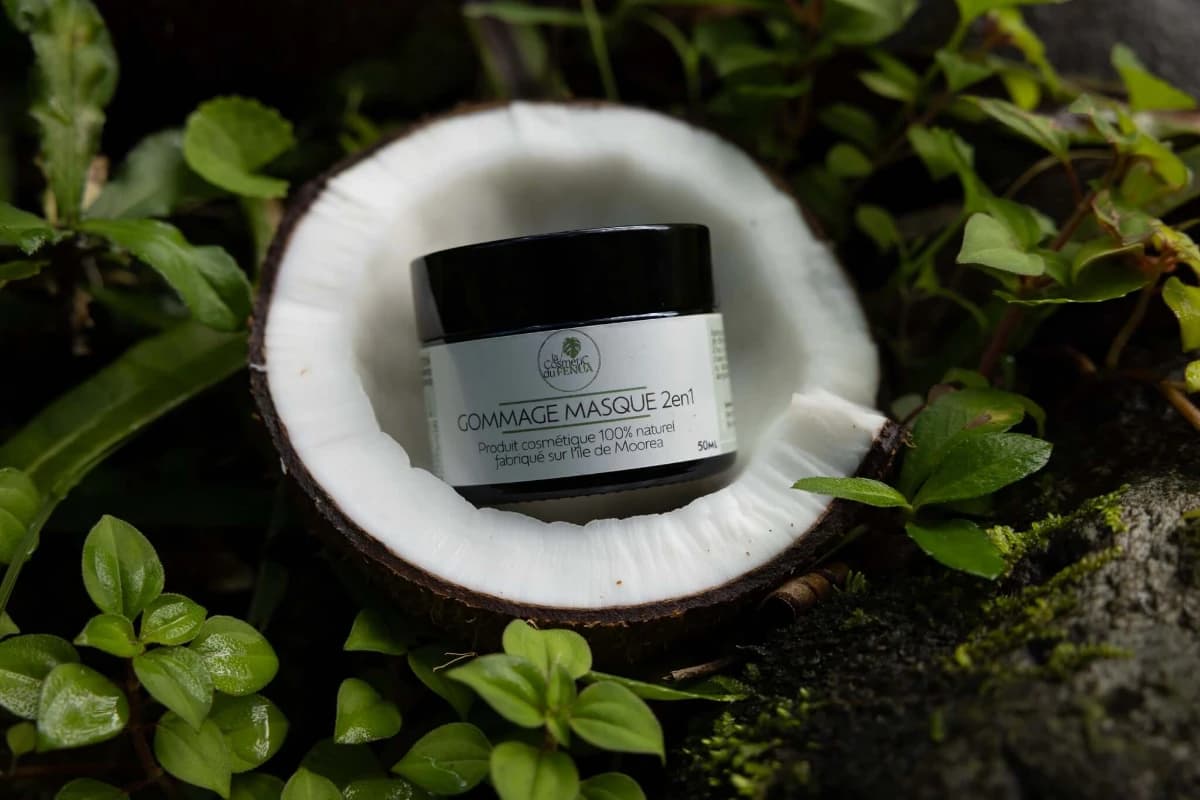 Gommage masque visage 2 en 1 – Peau lisse éclat naturel